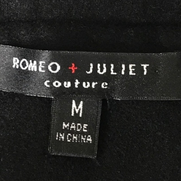 Romeo & Juliet Couture Military Lace Gold Buttons Blazer Jacket Size M - Picture 9 of 11